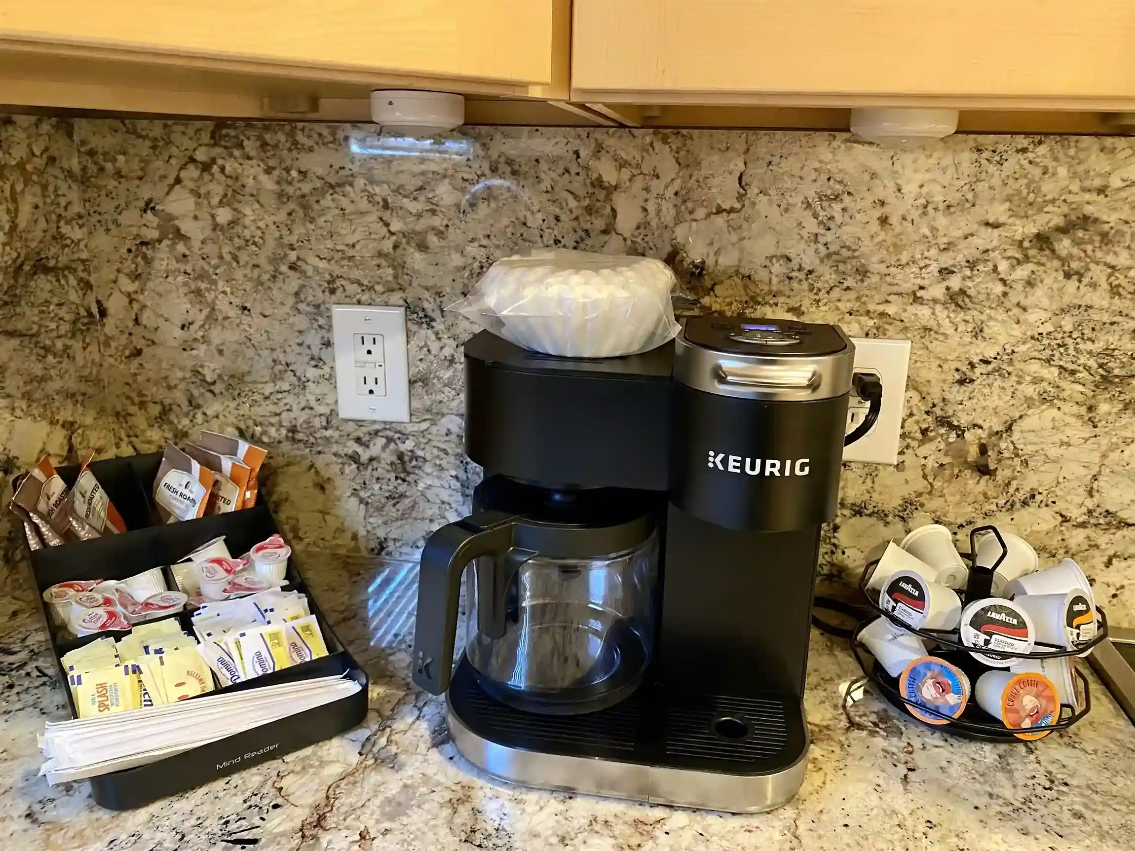 Need a little help to get going in the morning? The Comfy Corner has you covered!