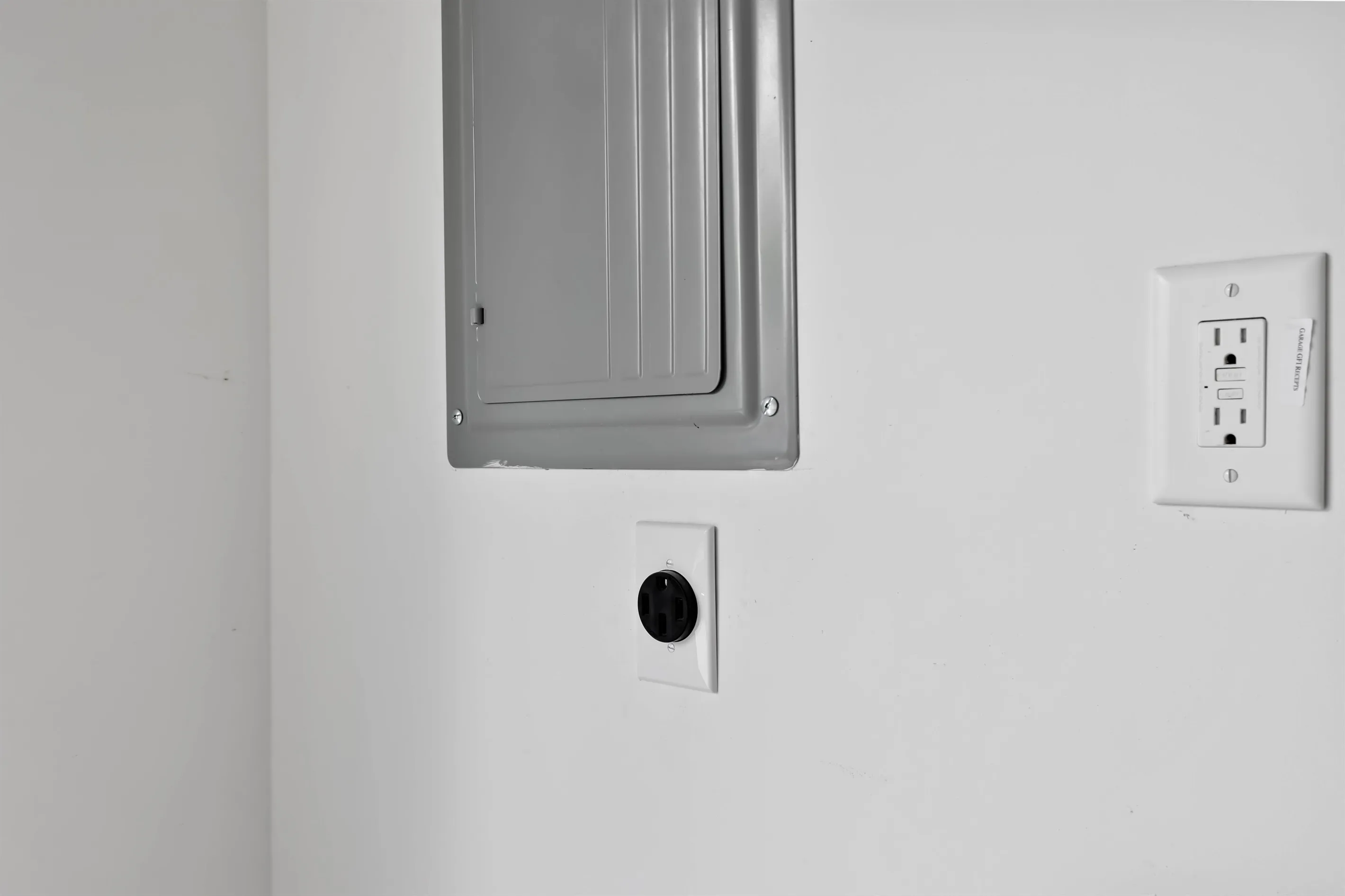 Have an EV? The 240 outlet is conveniently located in the garage for you to charge.