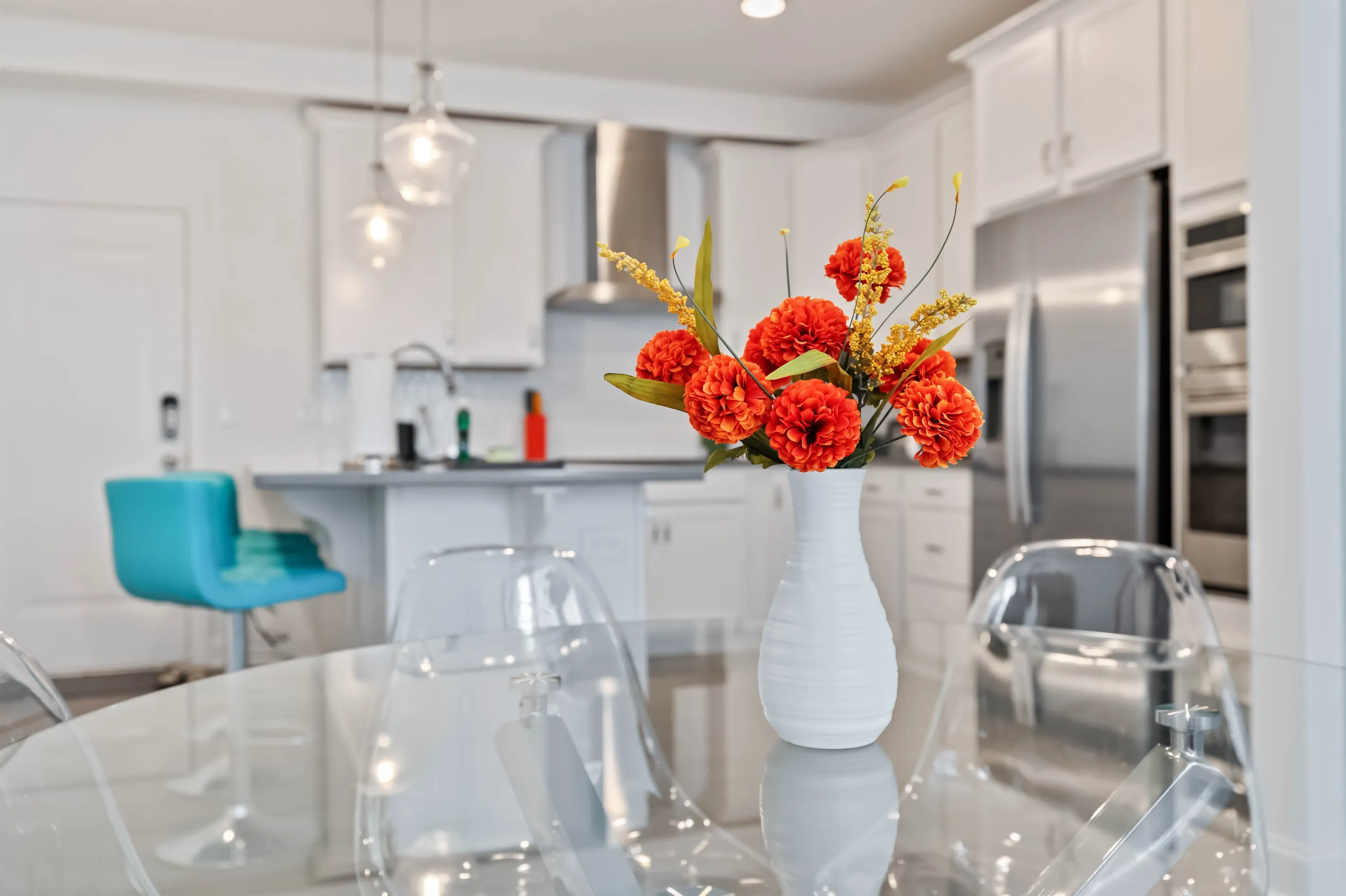 Soak in the beautiful decor every way you turn!