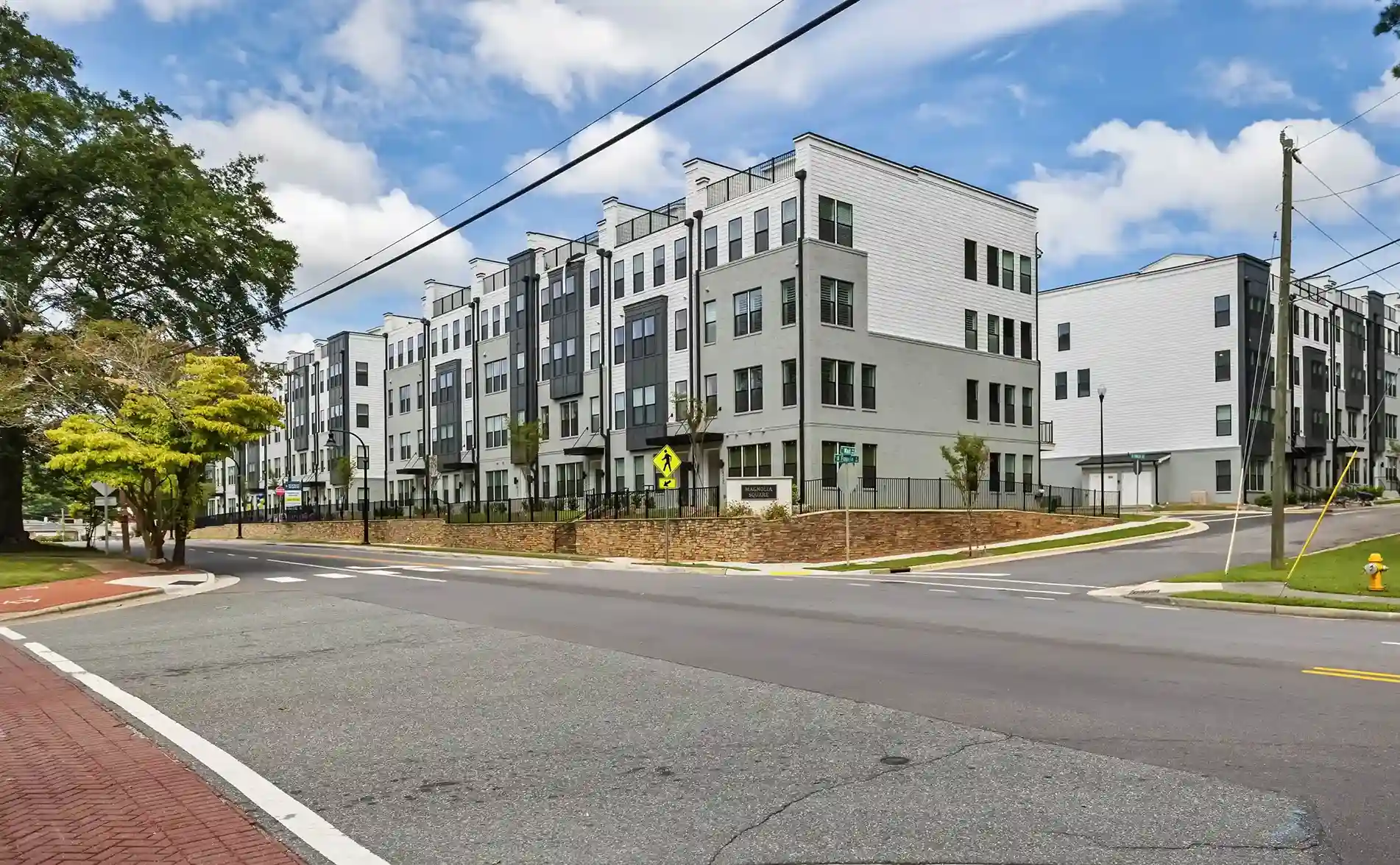 These newly constructed condos picked the perfect location to enjoy downtown.