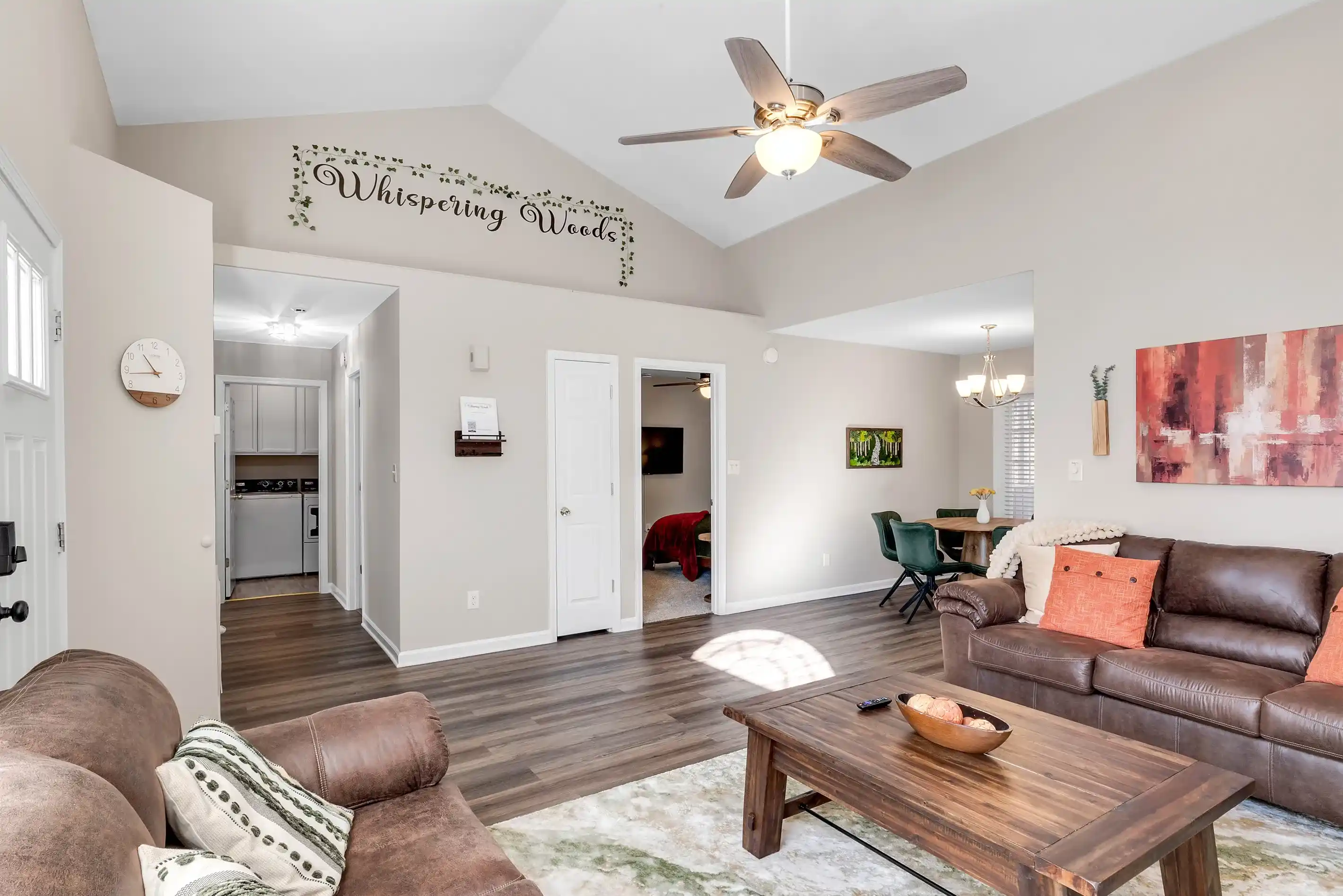 Welcome to Whispering Woods, a house with all the comforts of your own home (and more!).