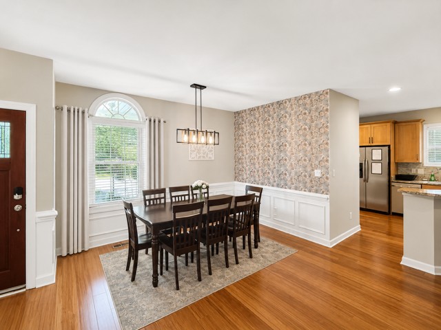 Gather around the dining table for meals, games, or planning the next day’s adventures.